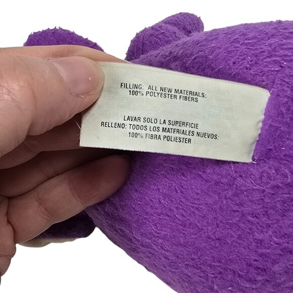 Vintage 1998 Teletubbies Tinky Winky Plush Doll 9" Hasbro Playskool Purple Toy - Picture 7 of 9